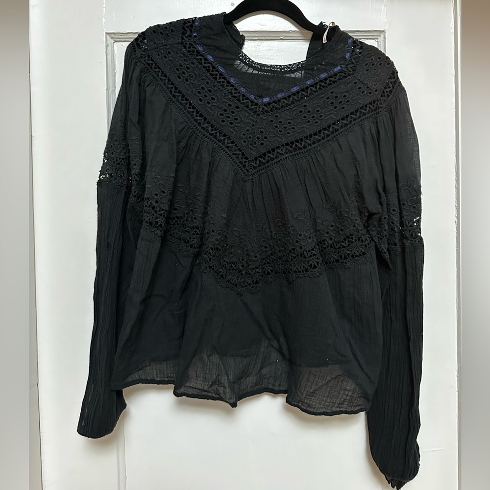 Black free people long sleeve